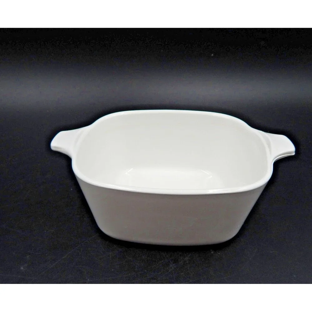 Corning Ware P-43-B White Casserole Dish Plastic Storage Lid 700 ML